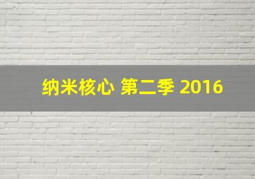 纳米核心 第二季 2016